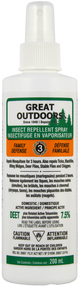 856428008025_InsectRepellentSprayPumpFamilyDefense_200mL_FT Insect repellent spray